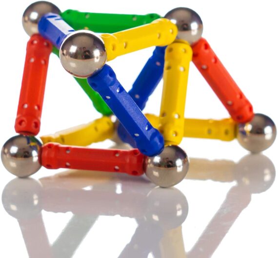 108 Pcs 3D Multicolor Magnetic Balls and Sticks