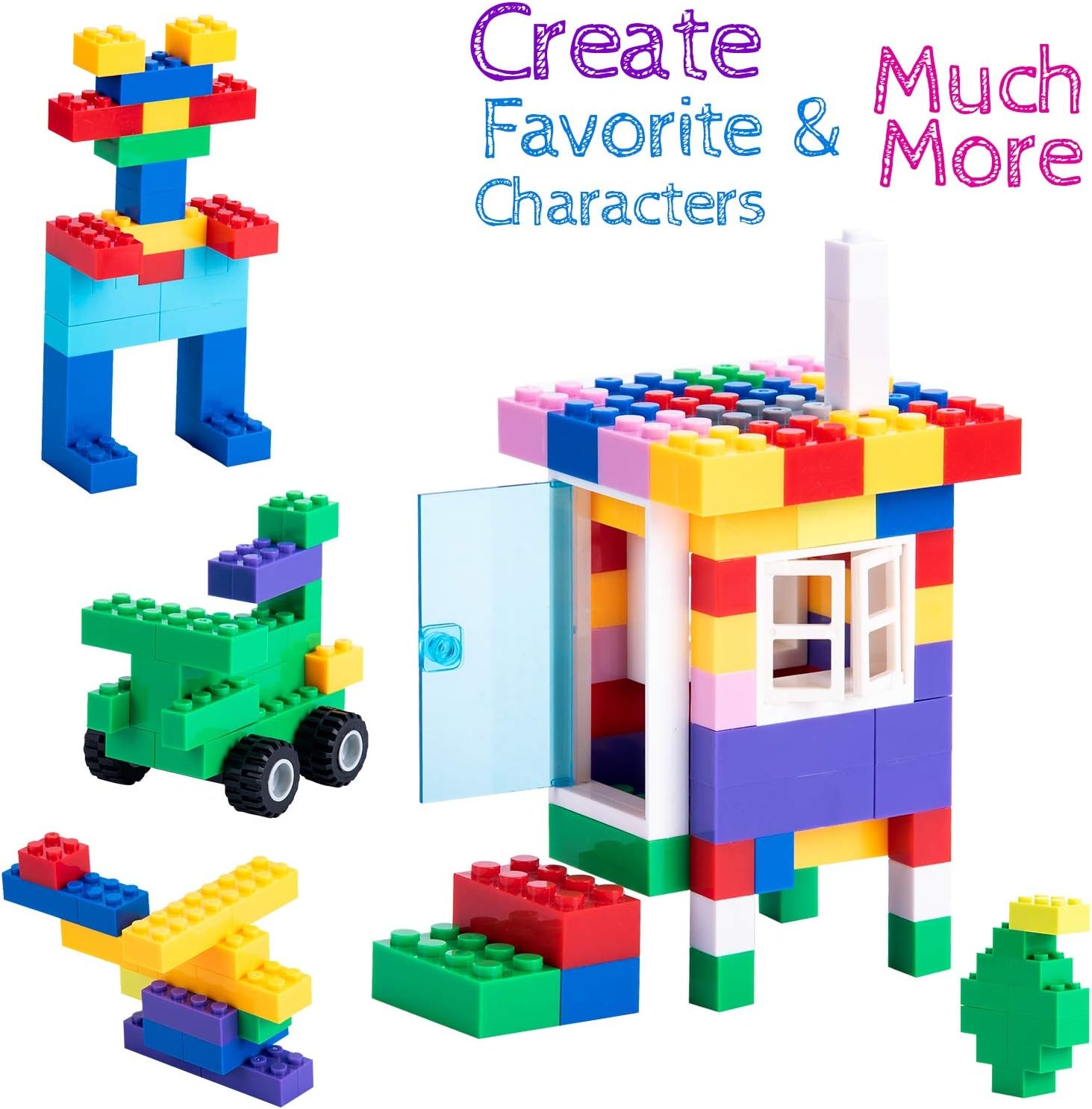 1000-Piece Classic Building Bricks Set Toy