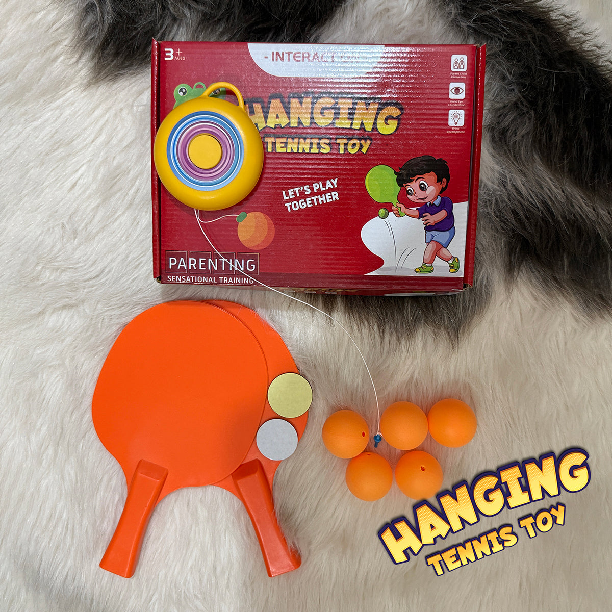Indoor Hanging Tennis Toy With Rackets