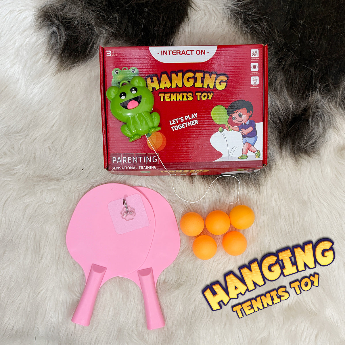 Indoor Hanging Tennis Toy With Rackets