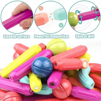 3D Magnetic Sticks For Kids
